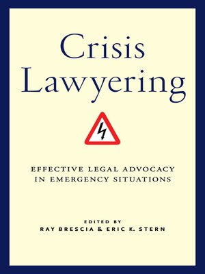 cover image of Crisis Lawyering
